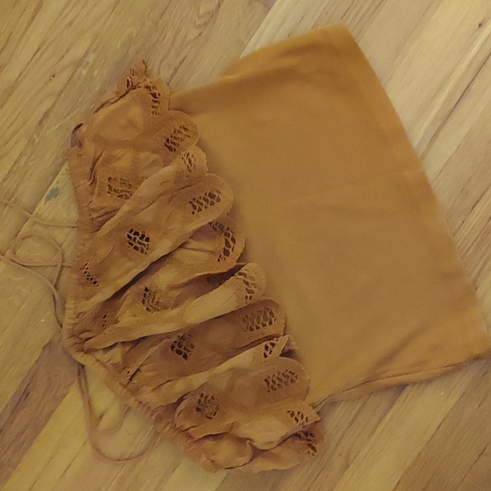 Anthropologie Ruffle Tank